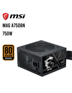 FUENTE DE PODER MSI 750W ( MAG A750BN PCIE5 III ) 80PLUS...