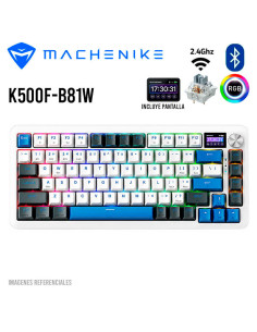 TECLADO GAMER MACHENIKE K500F B81W (K500F-B81W) SWITCH GR...