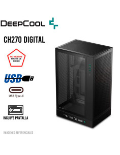 CASE DEEPCOOL CH270 DIGITAL (R-CH270-BKNDM0-G-1)...