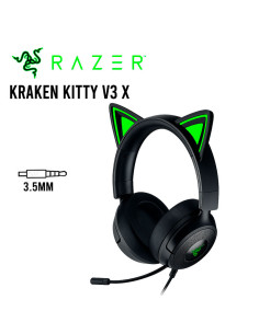 AUDIFONO GAMER RAZER KRAKEN KITTY V3 X
