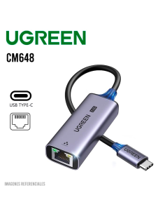 ADAPTADOR UGREEN CM648 USB-C TO RJ45 2.5G (25052)